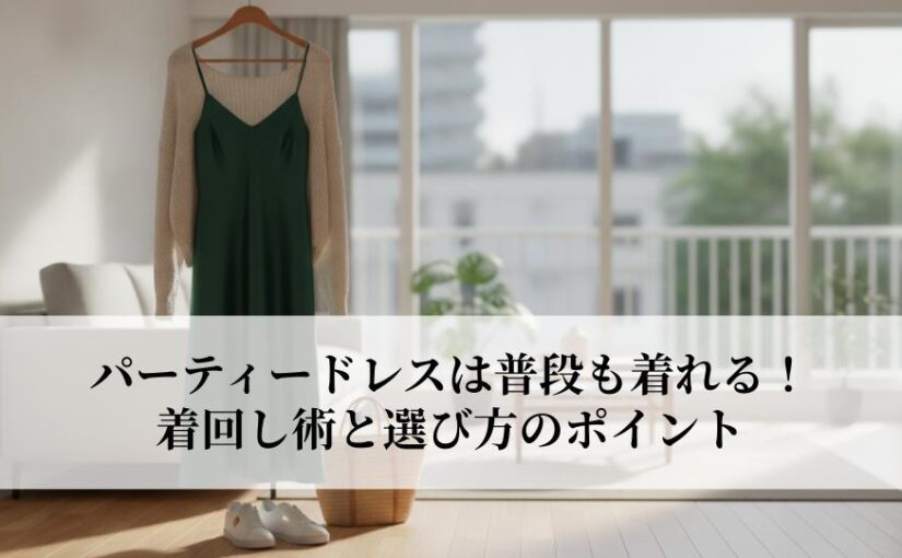 パーティードレスは普段も着れる！着回し術と選び方のポイントとは