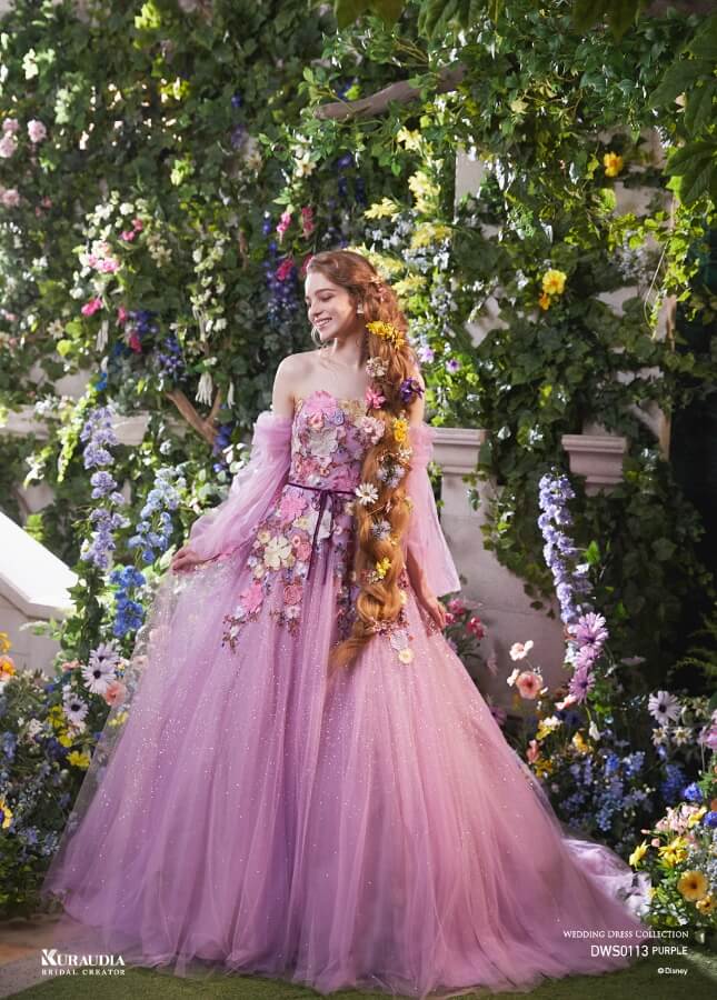 ラプンツェルのドレスのイメージ