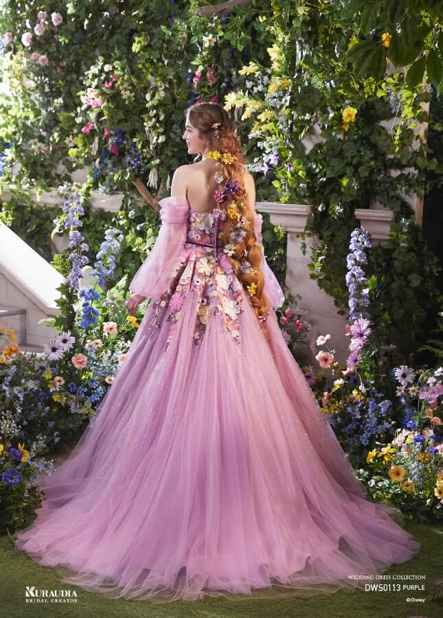 ラプンツェルのドレスのイメージ
