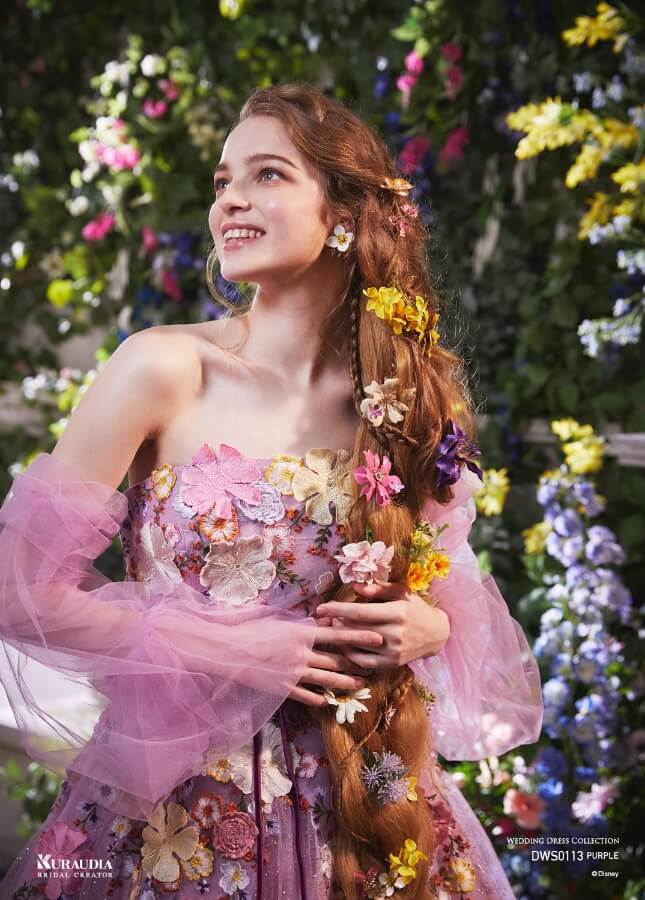 ラプンツェルのドレスのイメージ