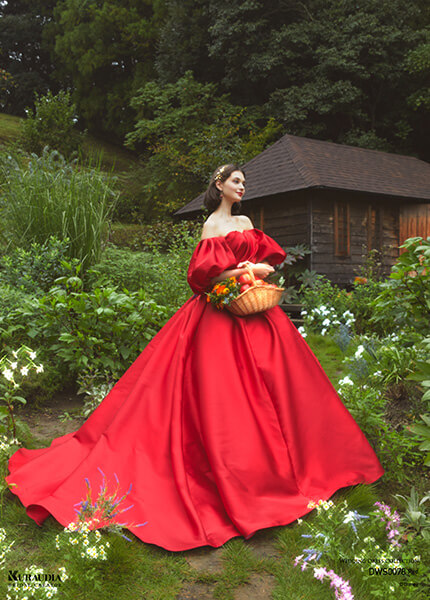 白雪姫のドレスのイメージ