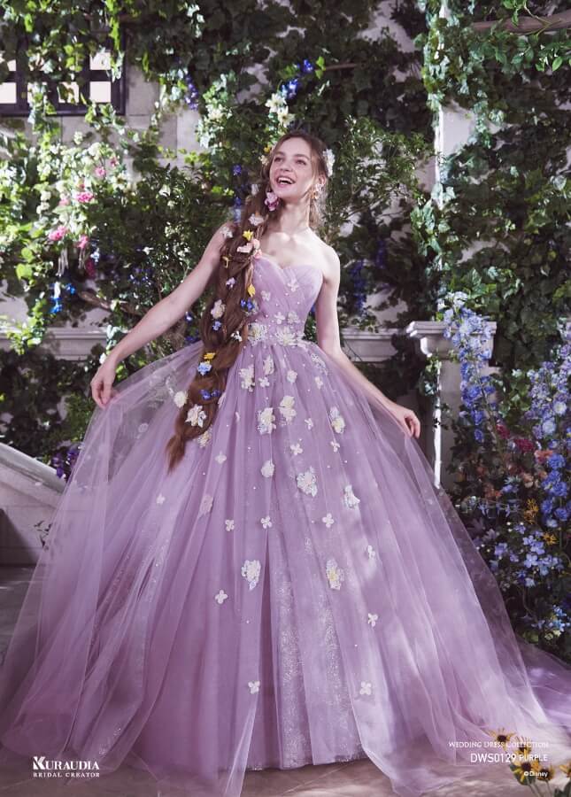 ラプンツェルのドレスのイメージ